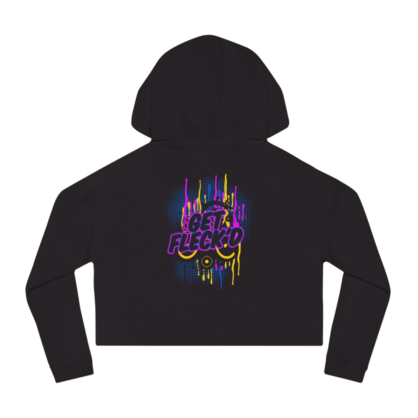 Get Fleck'd Women’s Crop Hoodie