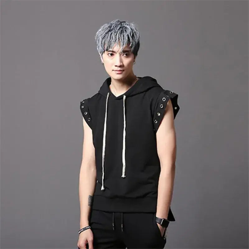 Goth-Rave Short-sleeve Hoodie