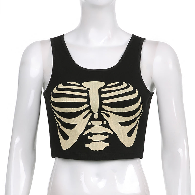 Cyber Punk Gothic Rave Sleeveless T