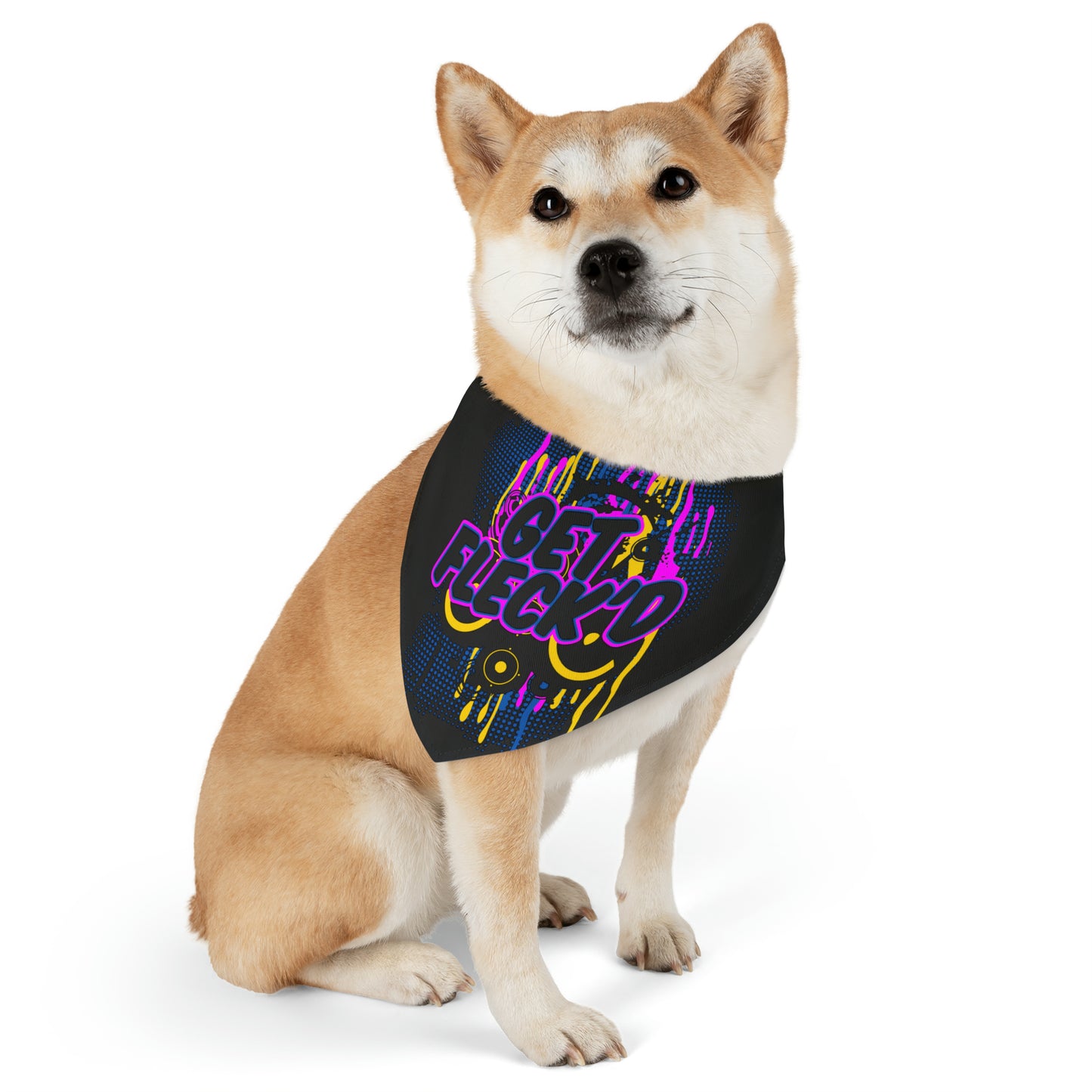 Get Fleck'd Pet Bandana Collar