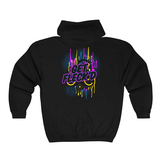 Get Fleck'd Splash Unisex Zip Hoody