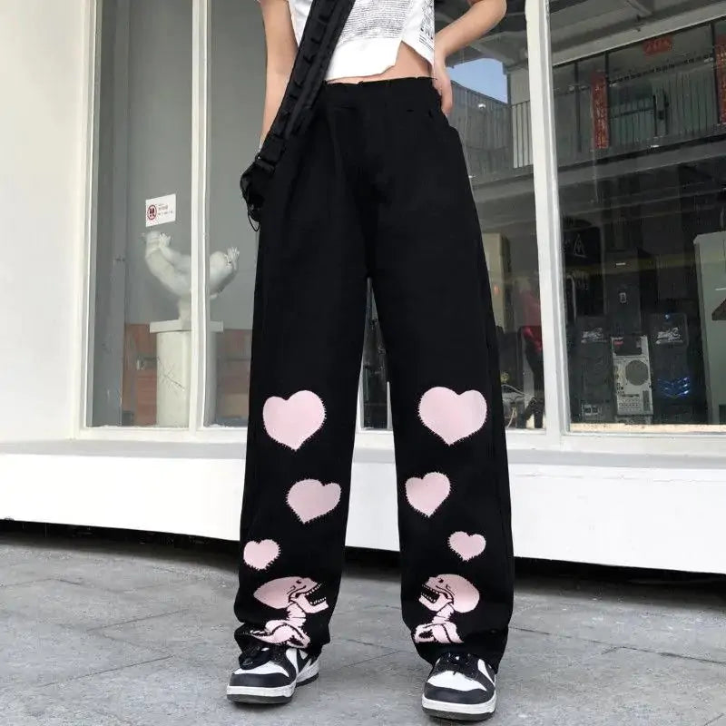 Skull Print Phat Pants