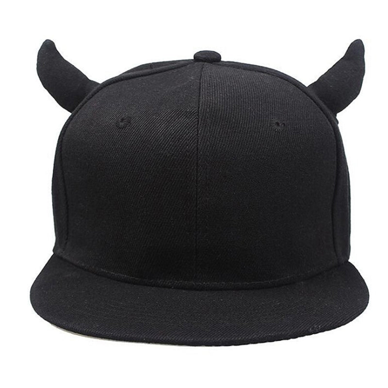 Black Horny Devil Cap