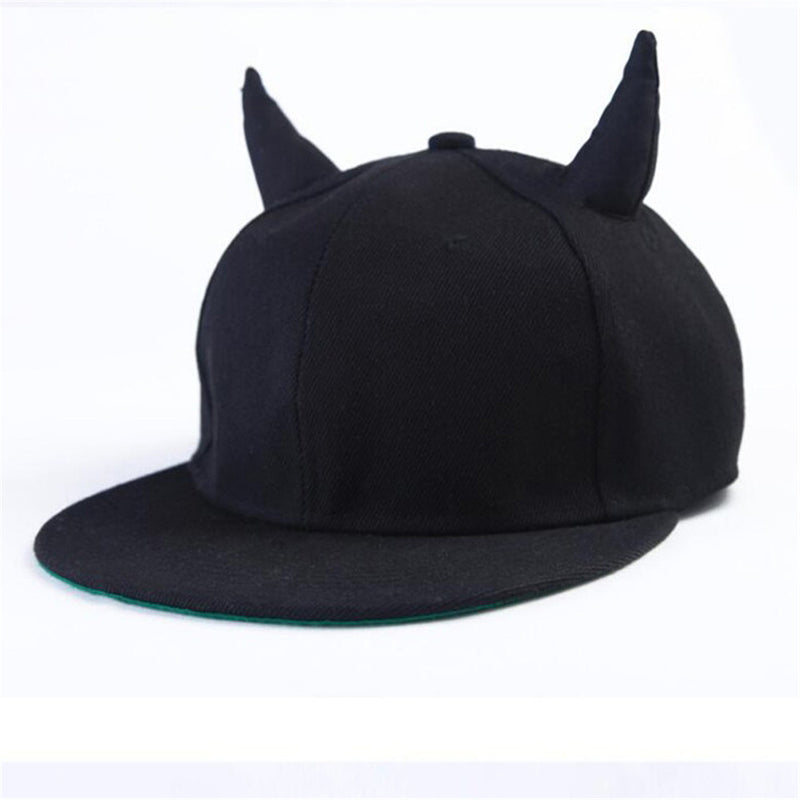 Black Horny Devil Cap