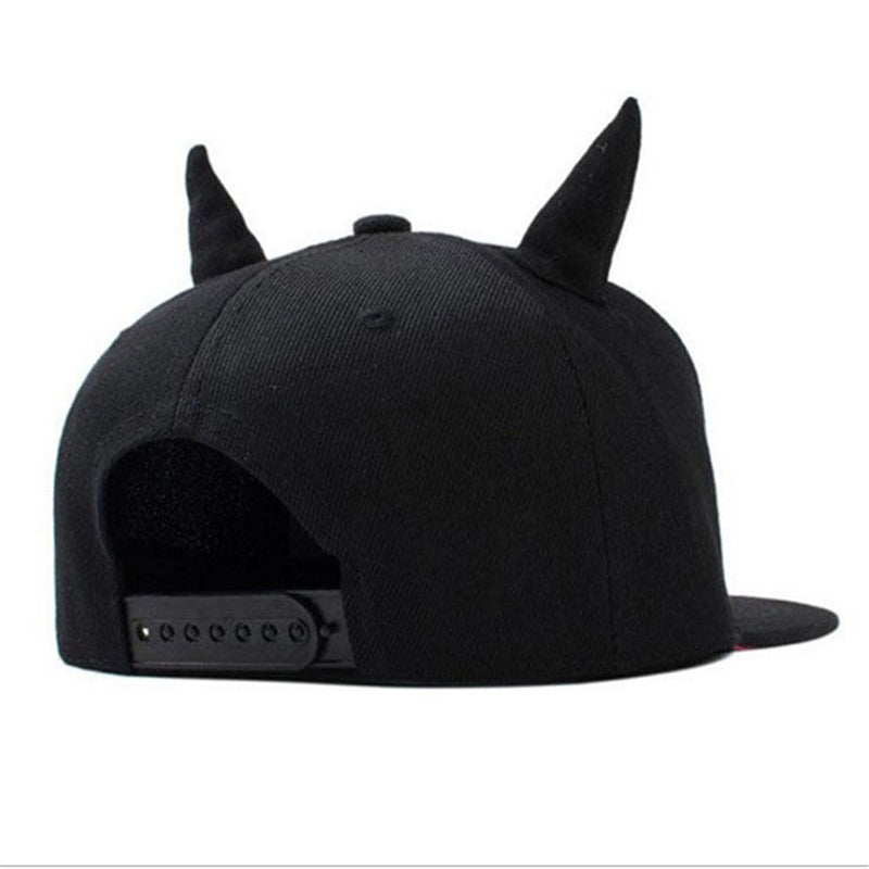 Black Horny Devil Cap